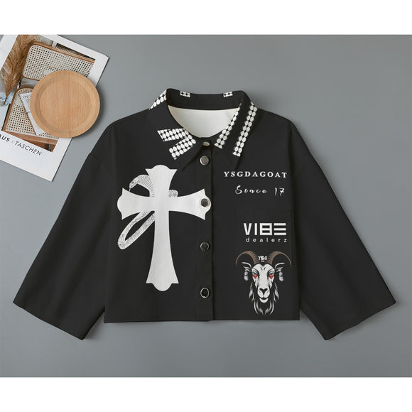 YSGDAGOAT exlusive women Cropped Jacket