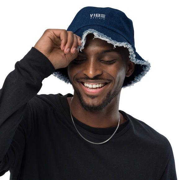 denim Vibedealerz bucket hat